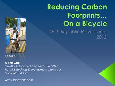 Reducing Carbon Footprints