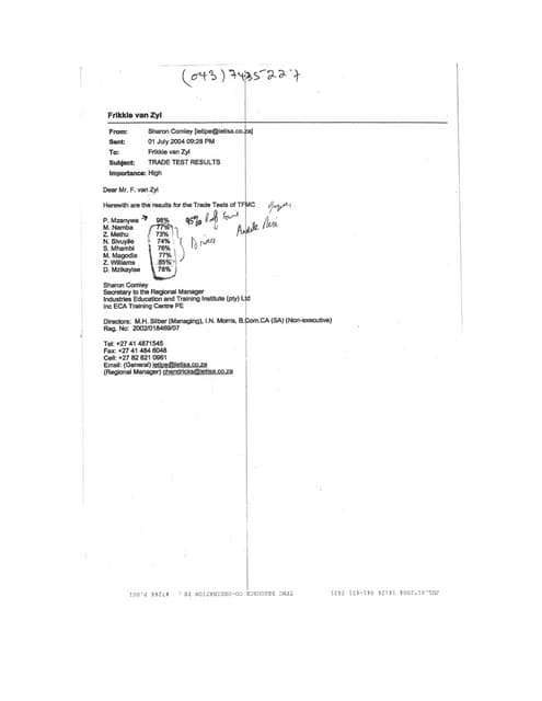 Trade Test Electrical | PDF