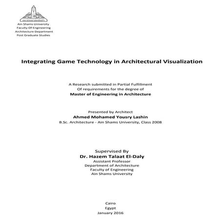 Integrating Game Technology in Architectural Visualization