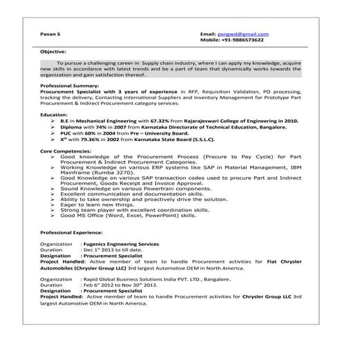 Procurement - Purchase