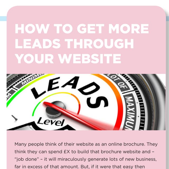 Silverdisc Website Leads