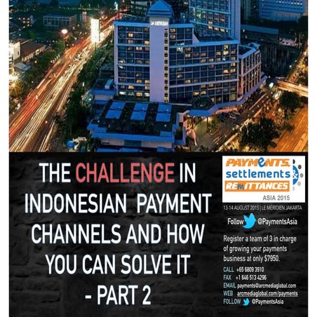 Indonesian Payment Challenges 2015