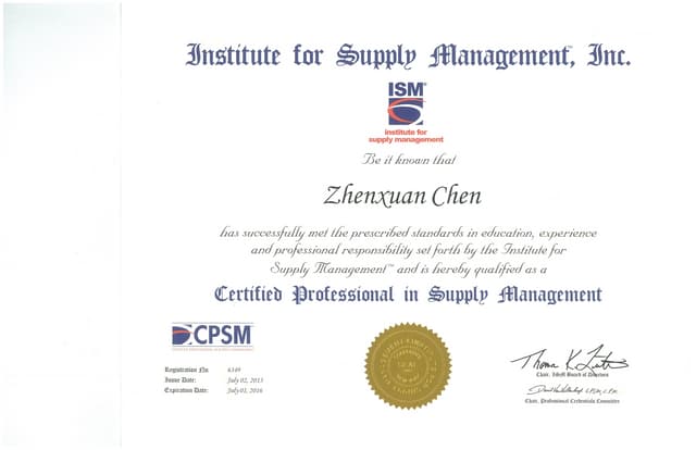 CPSM Cert