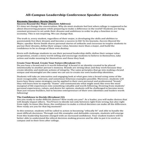 allcampusleadershipconferencebreakouts