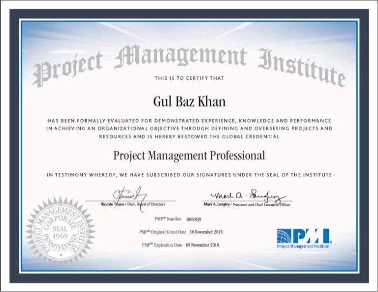 Pmp Certification Full Form _ Project Management Professional – FULVD