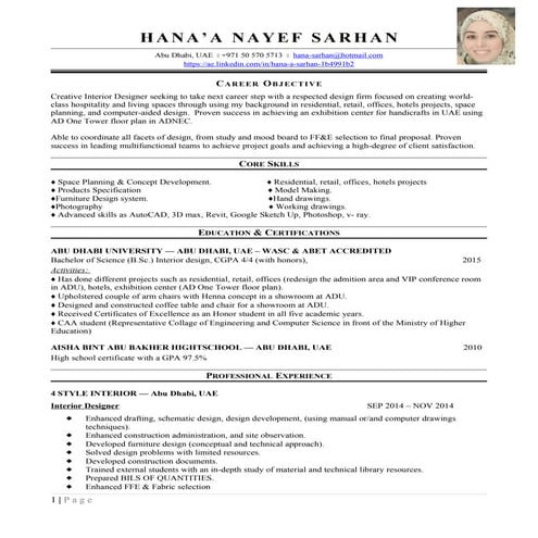 Hana CV