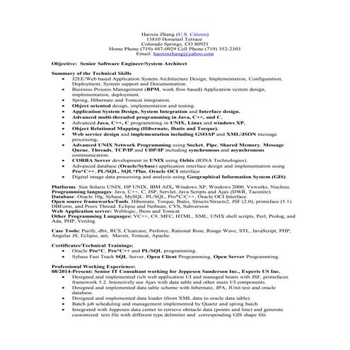 Resume.H.Zhang