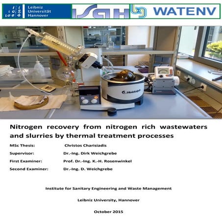 Ammonia Recovery using membrane distillation