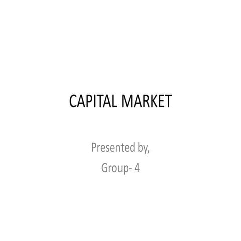 0 capital market | PPTX