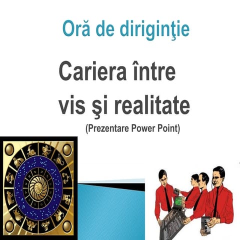 O cariera_intre_vis_si_VIS A realitate.ppt