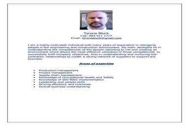 CV Hussam