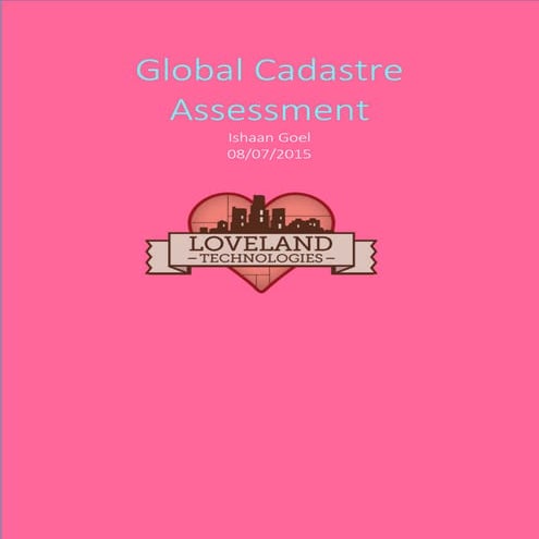 Global Cadastre Assessment for Loveland by Ishaan Goel