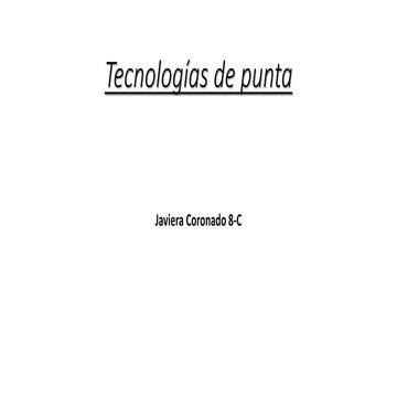 Tecnologías de punta 8c