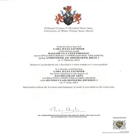 TSD certificate | PDF