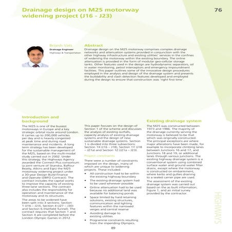 drainagedesignonm25motorwaywideningprojectj16j23