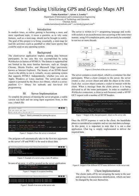 Smart Tracking Utilizing GPS and Google Maps API_Grad Paper