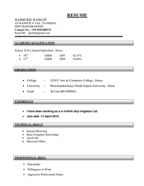 CURRICULAM VITAE | DOCX