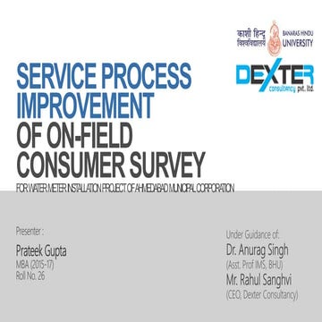 Service Process Improvement Project