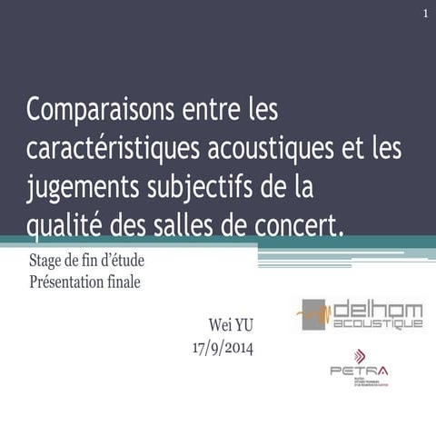 Présentation finale