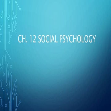 ch. 12 social psych