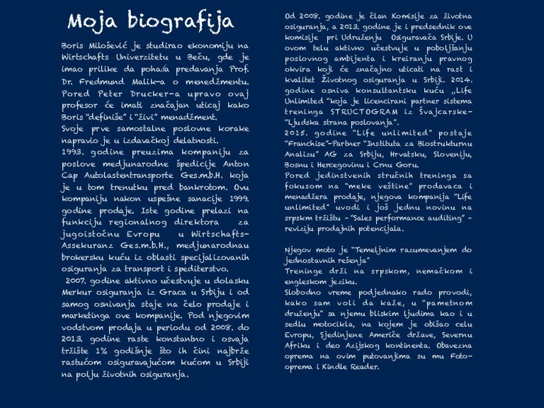 Moja biografija
