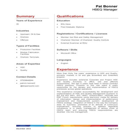 GS Profile Presentation(Jacobs) | PPTX