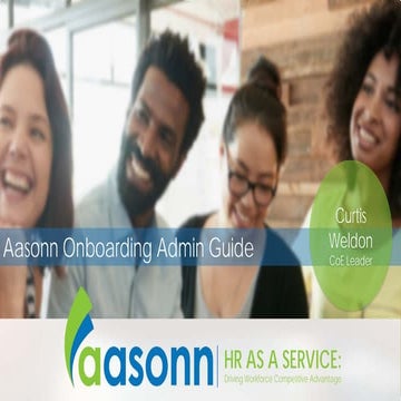 Aasonn ONB Admin Job Aid