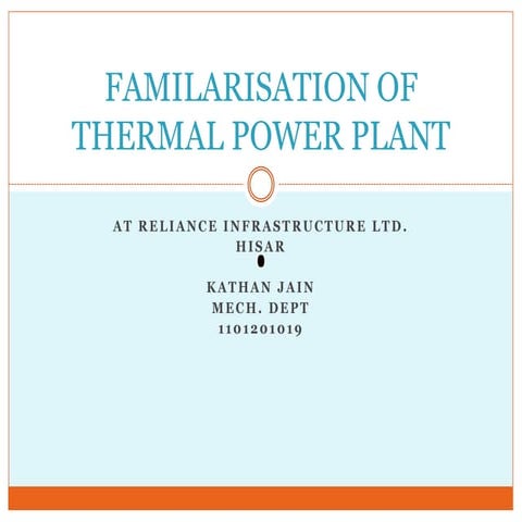 THERMAL POWER PLANT AND COAL HANDLING | PDF