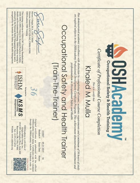 First Aid Certificate (Jul) | PDF
