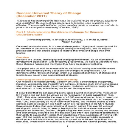 Concern Universal Theory of Change Background Paper