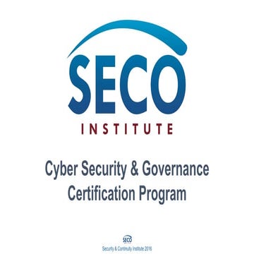 SECO-Institute | PPSX