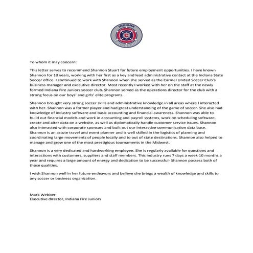 Reference Letter 2016 | PDF