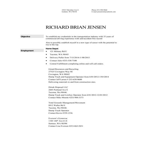 Sanchez James resume word | DOCX