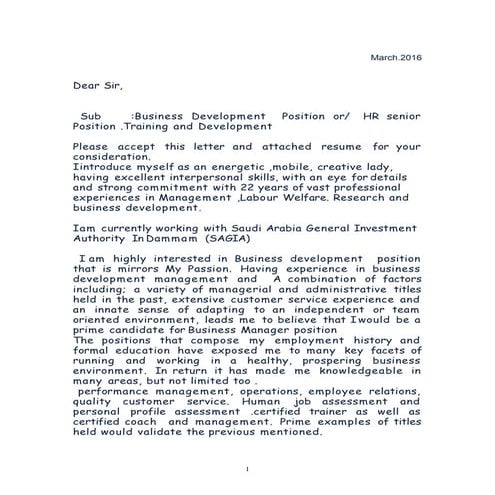 GHAIDAA c.v 2014  business developer or traning and development