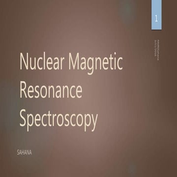 Introduction to NMR | PPT