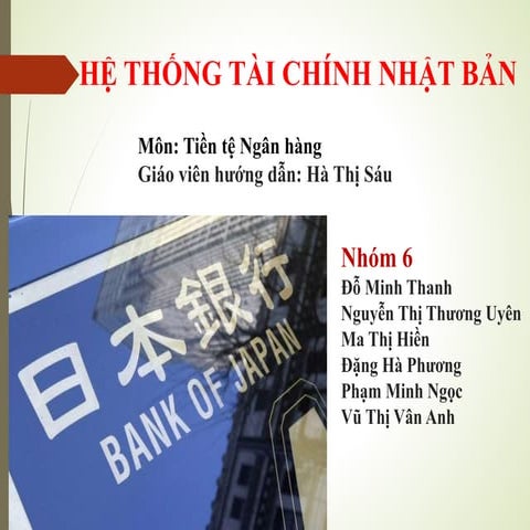 Hệ thống tài chính Nhật Bản