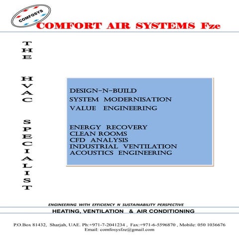 Co Profile-Comfort Air Systems Fze