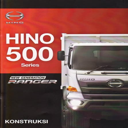 Hino Series 500 New Generation Ranger - Konstruksi Booklet Lo-Res (1) | PDF