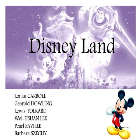 Disney Land Presentation