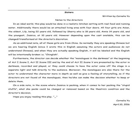 Sisters (final draft)