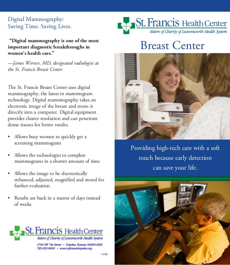 Breast Center brochure