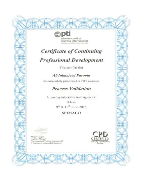 Certificate of PAS-X Werum | DOCX