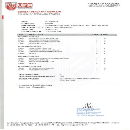 Transcipt BI | PDF