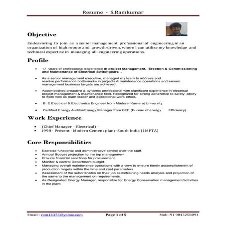 ELECTRICAL DESIGN ENGINEER LT & HT PANELS | PDF