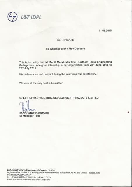 B Tech certificate | DOCX