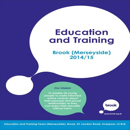 Brook Education and Training catalogue