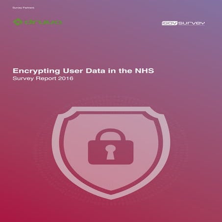 Encrypting User Data in the NHS 2016
