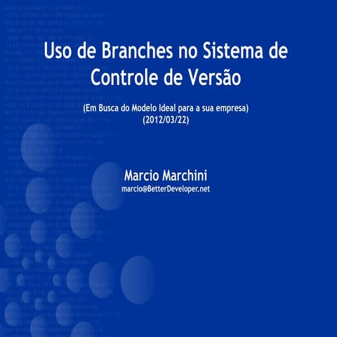 Modelo de branches e GitFlow | PPTX