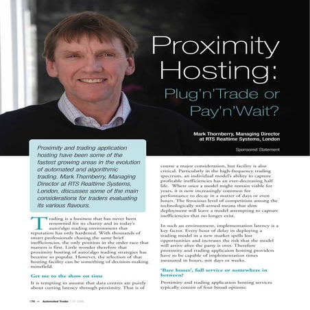 Proximity Hosting