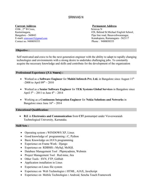 Resume